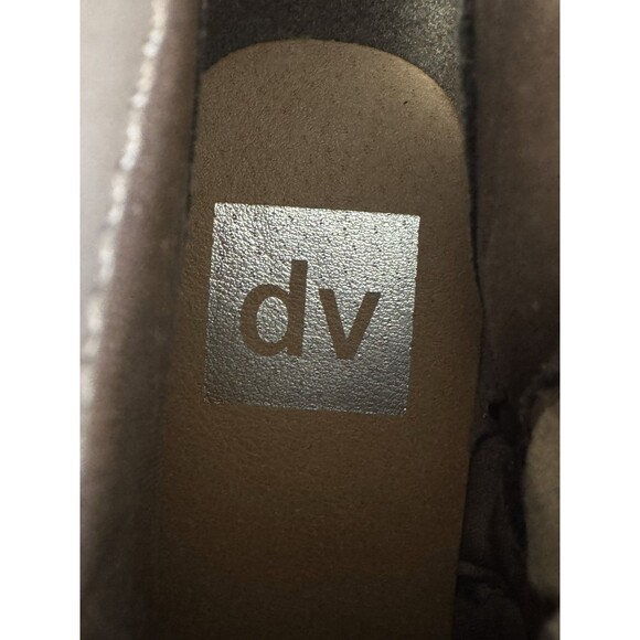 Dolce Vita DV Brown Suede Wedge Ankle Boots Lace Up Side Zip Women 7.5 - Picture 9 of 13